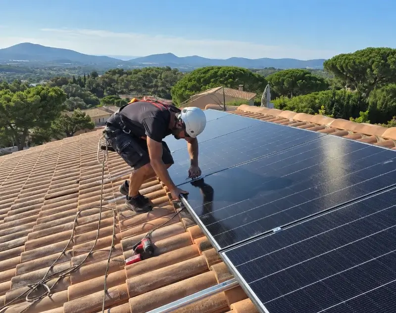 Installateur panneaux solaires Villebois — pose photovoltaïque sur toiture