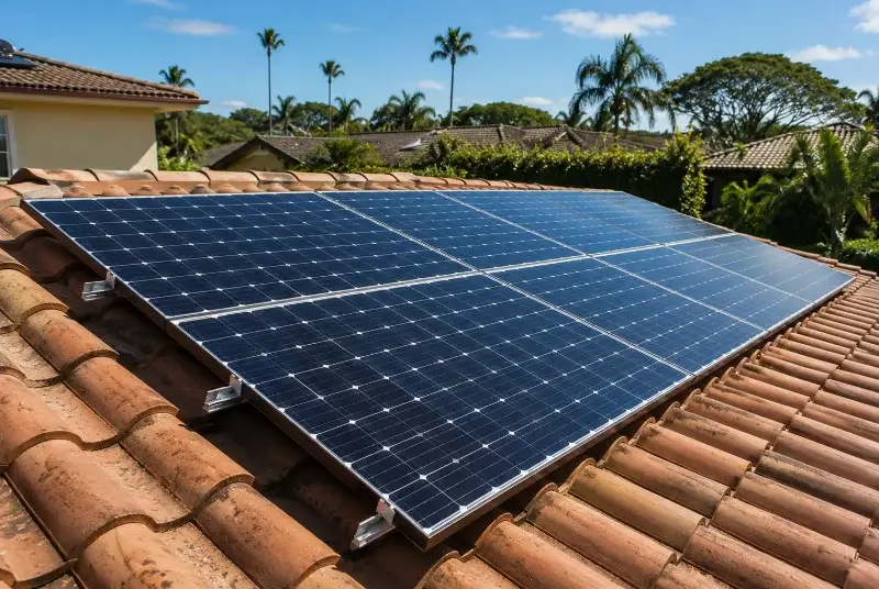 Installation de panneaux solaires à Villebois